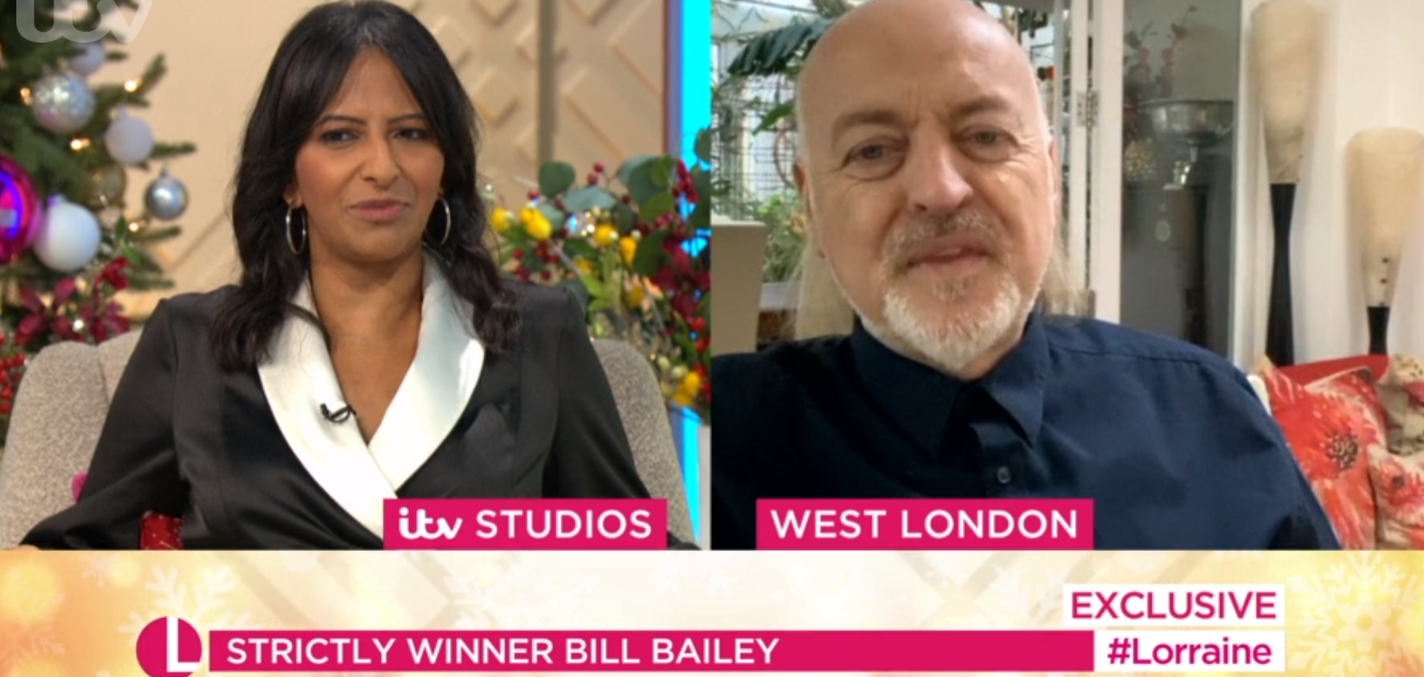 Strictly winner Bill Bailey on Lorraine