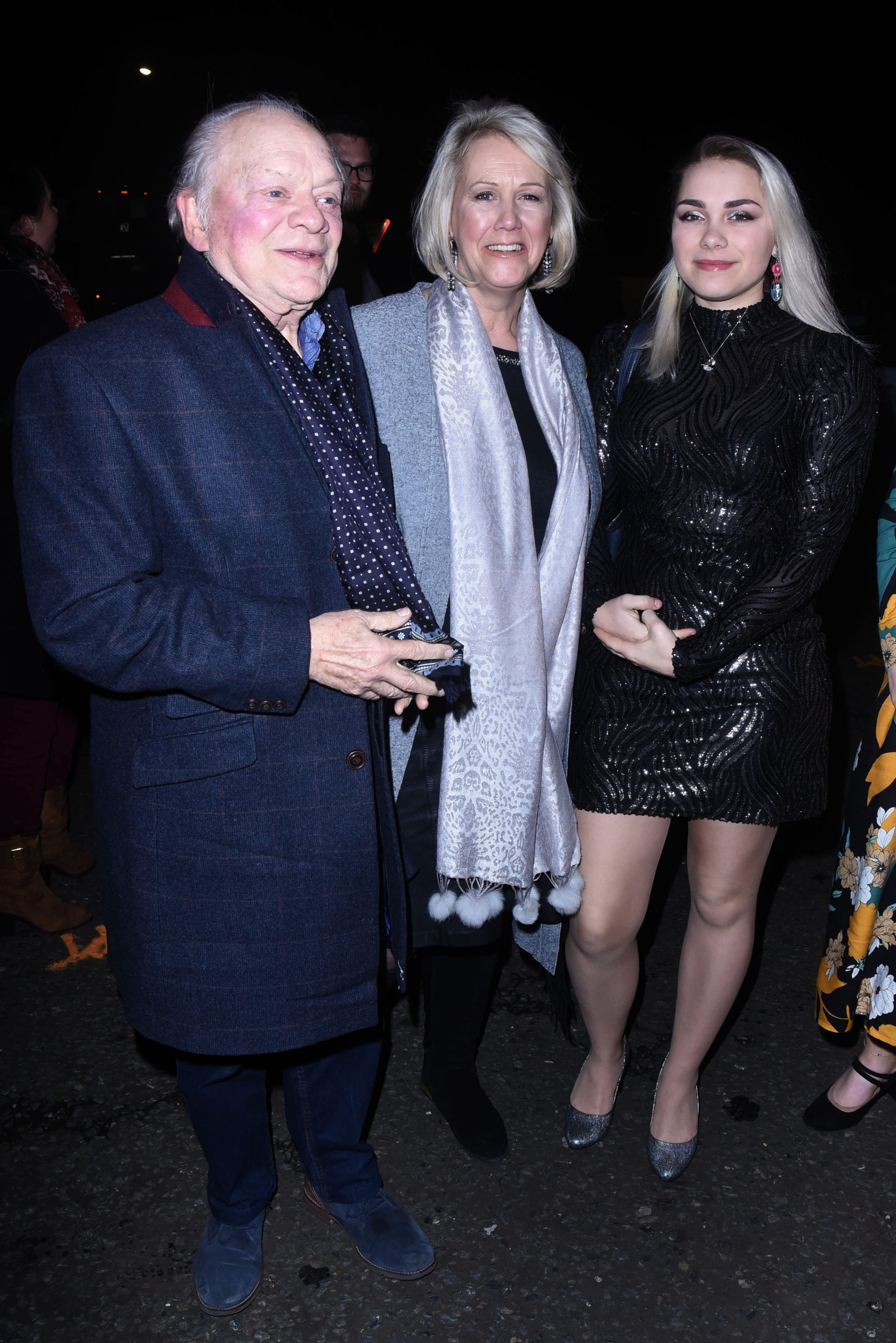 David Jason, wife Gill and daughter