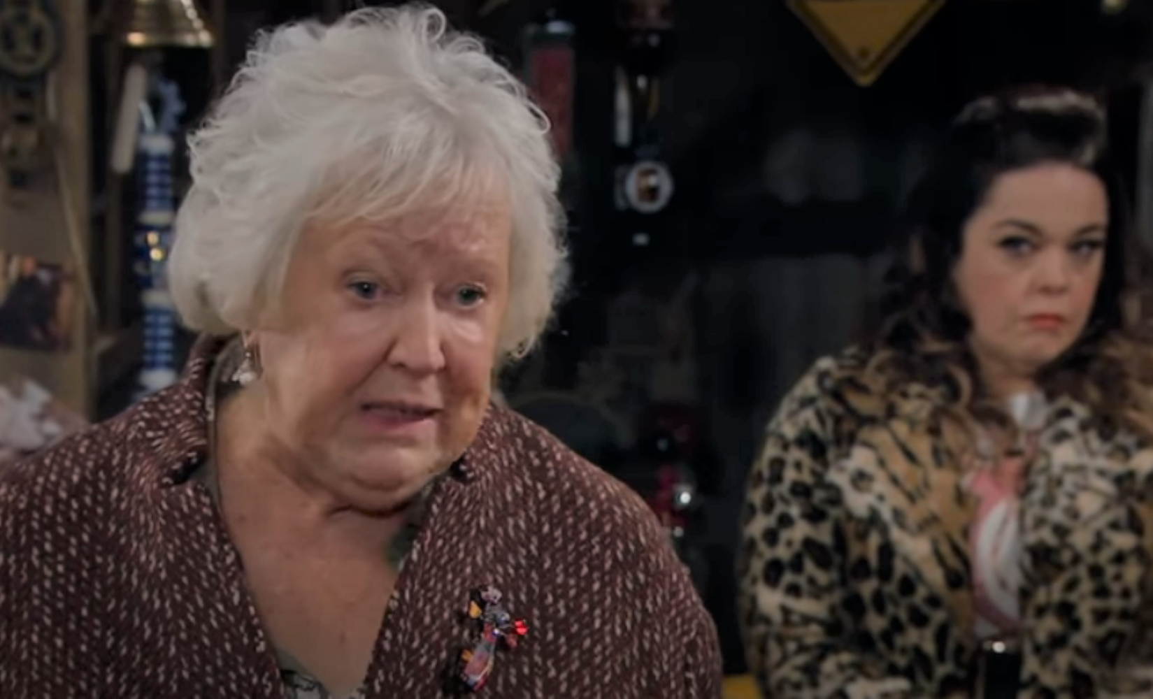 Agatha in Emmerdale is played by Judith Barker 