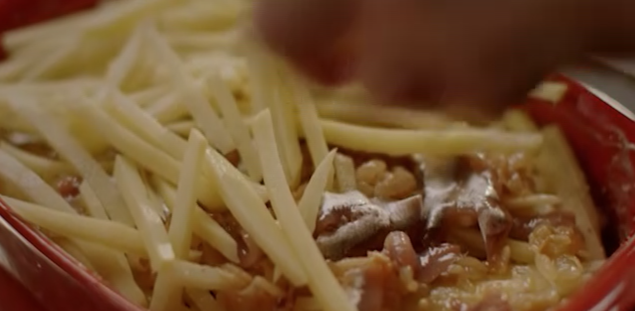 Nigella Lawson surprised viewers once again with her chip gratin recipe