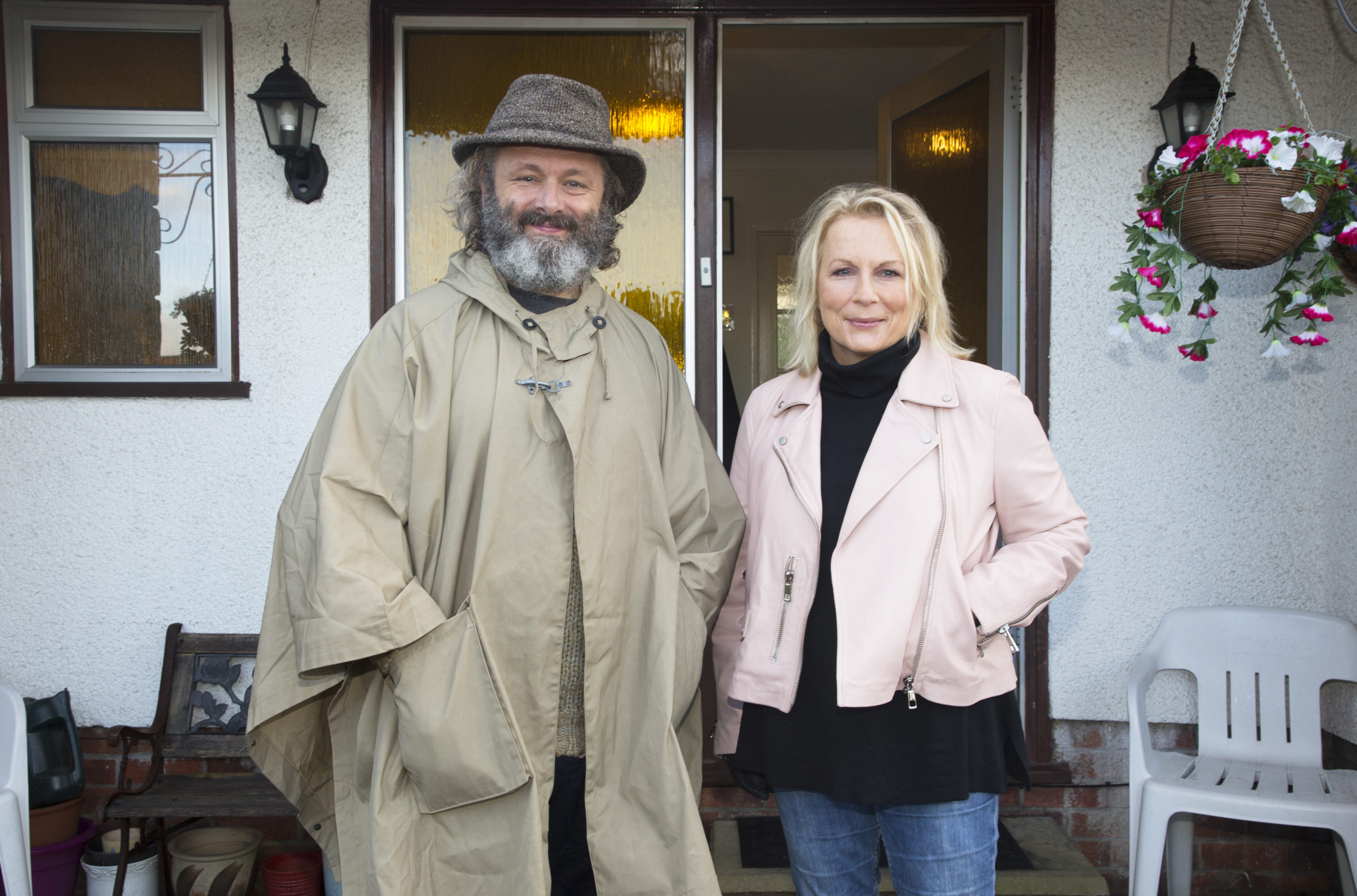 Jennifer Saunders and Michael Sheen on ITV's Memory Lane