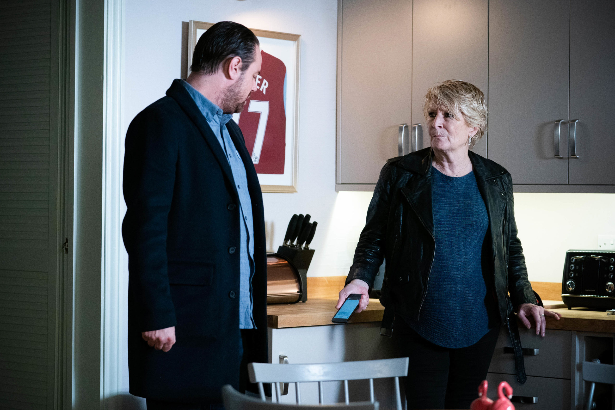 EastEnders spoilers Shirley shows Mick a text from Tina 