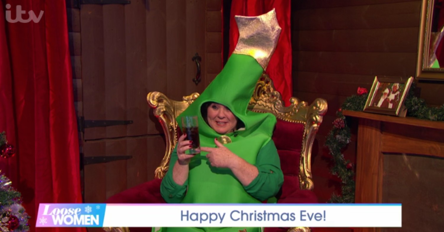 Coleen Nolan drinking