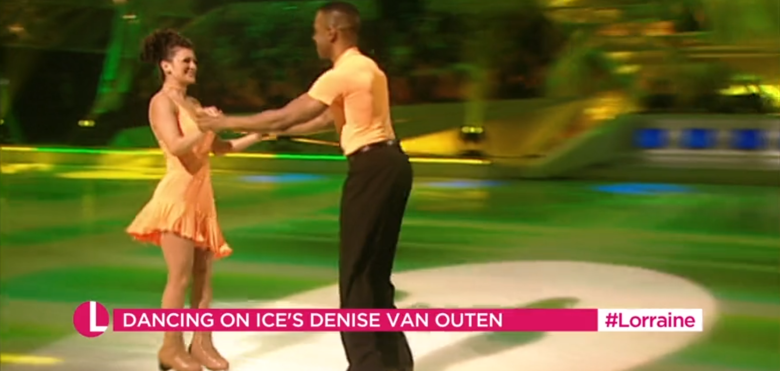 Andi Peters on Lorraine DAncing On Ice