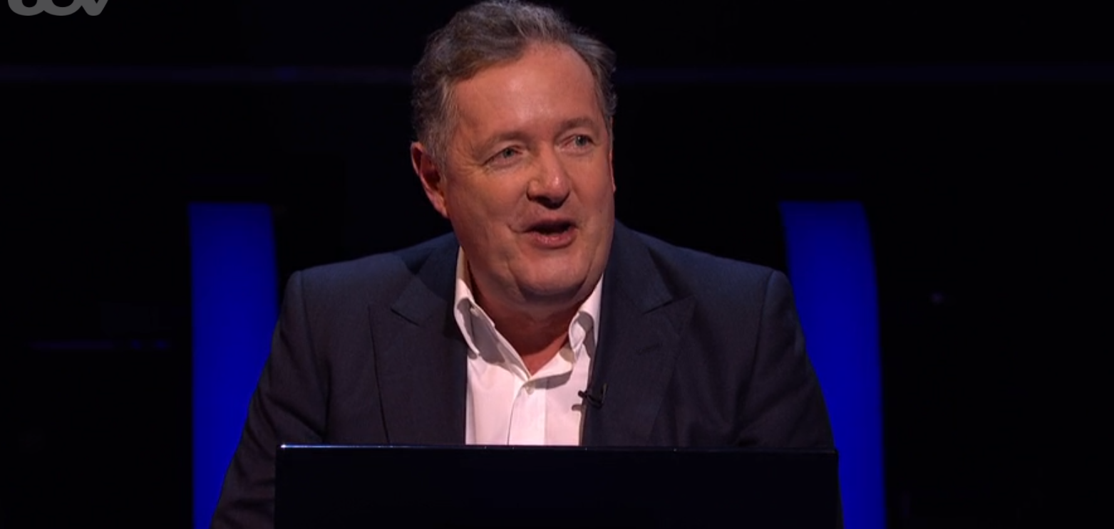 Piers Morgan on Who Wants to Be a Millionaire