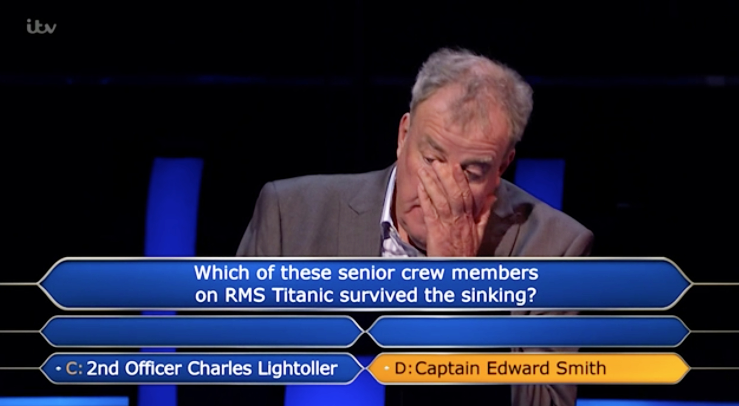 Jeremy Clarkson on millionaire