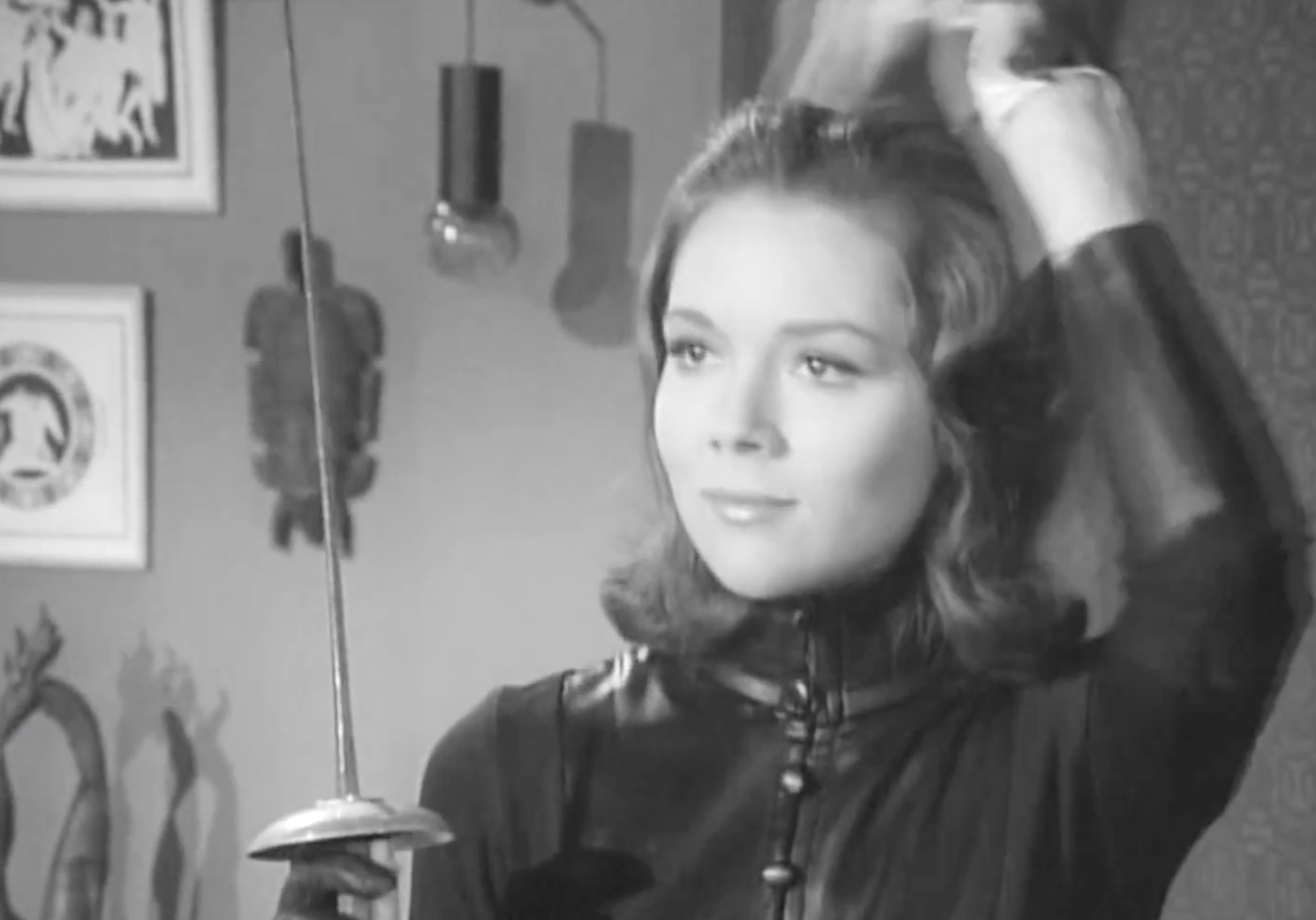 Diana Rigg starred as Emma Peel in The Avengers
