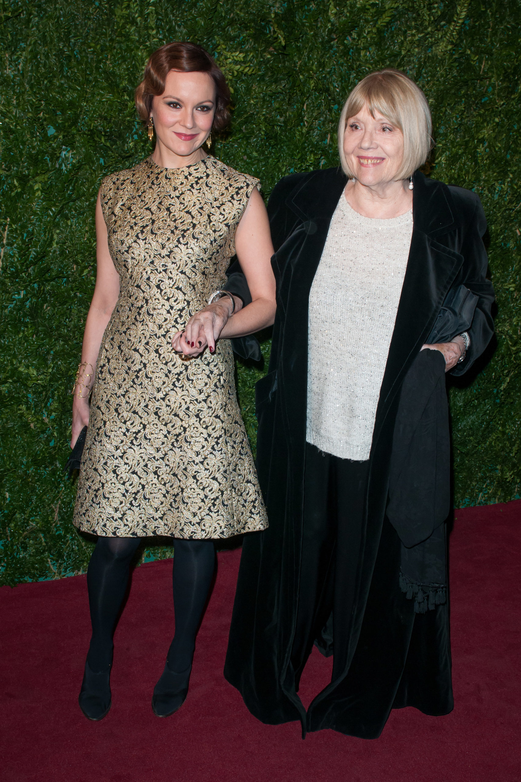 Diana Rigg and daughter Rachael Stirling 