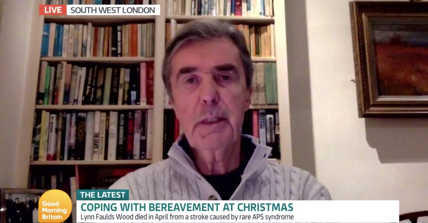 John Stapleton leaves Good Morning Britain viewers in tears as he reflects on Christmas without late wife Lynn Faulds Wood