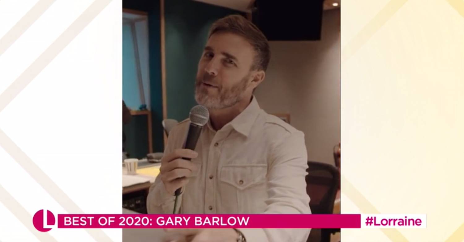 Gary Barlow mocked over 'ridiculous' lockdown hair during appearance on Lorraine