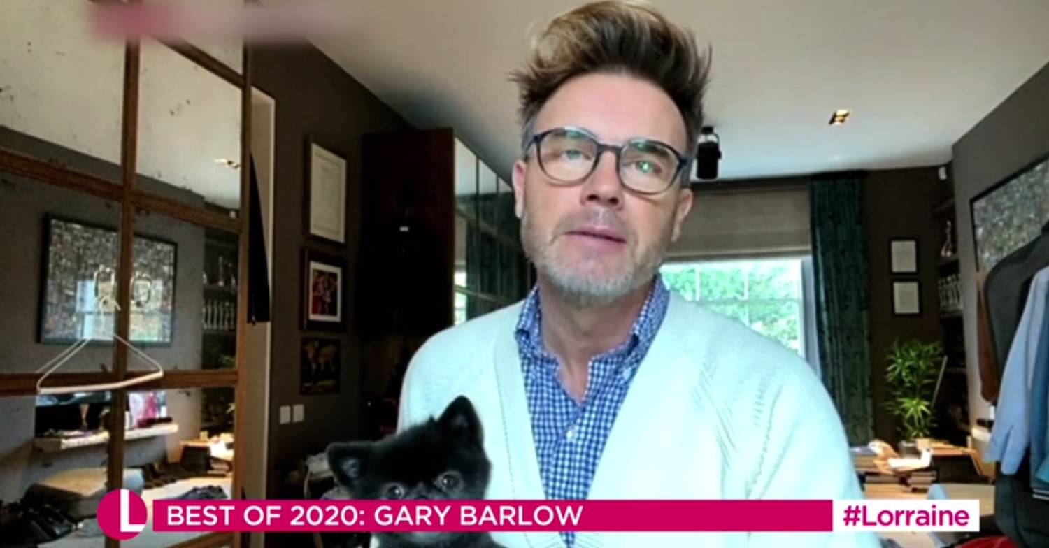 Gary Barlow mocked over 'ridiculous' lockdown hair during appearance on Lorraine