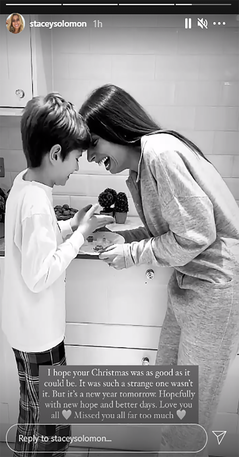 Stacey Christmas with her sons