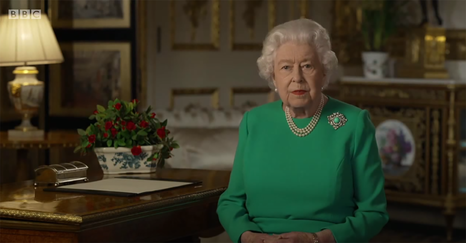 The Queen national address in April