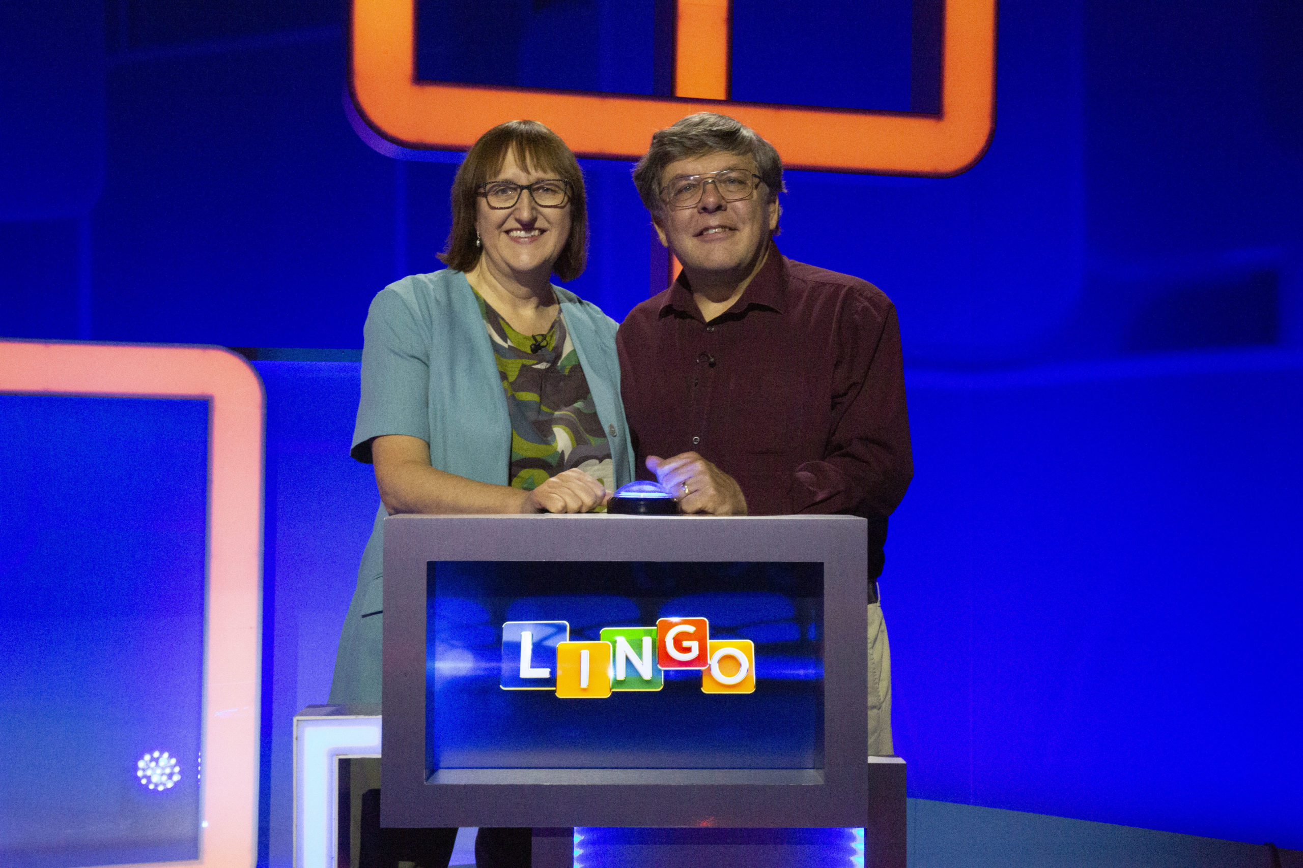 Contestants in new game show Lingo