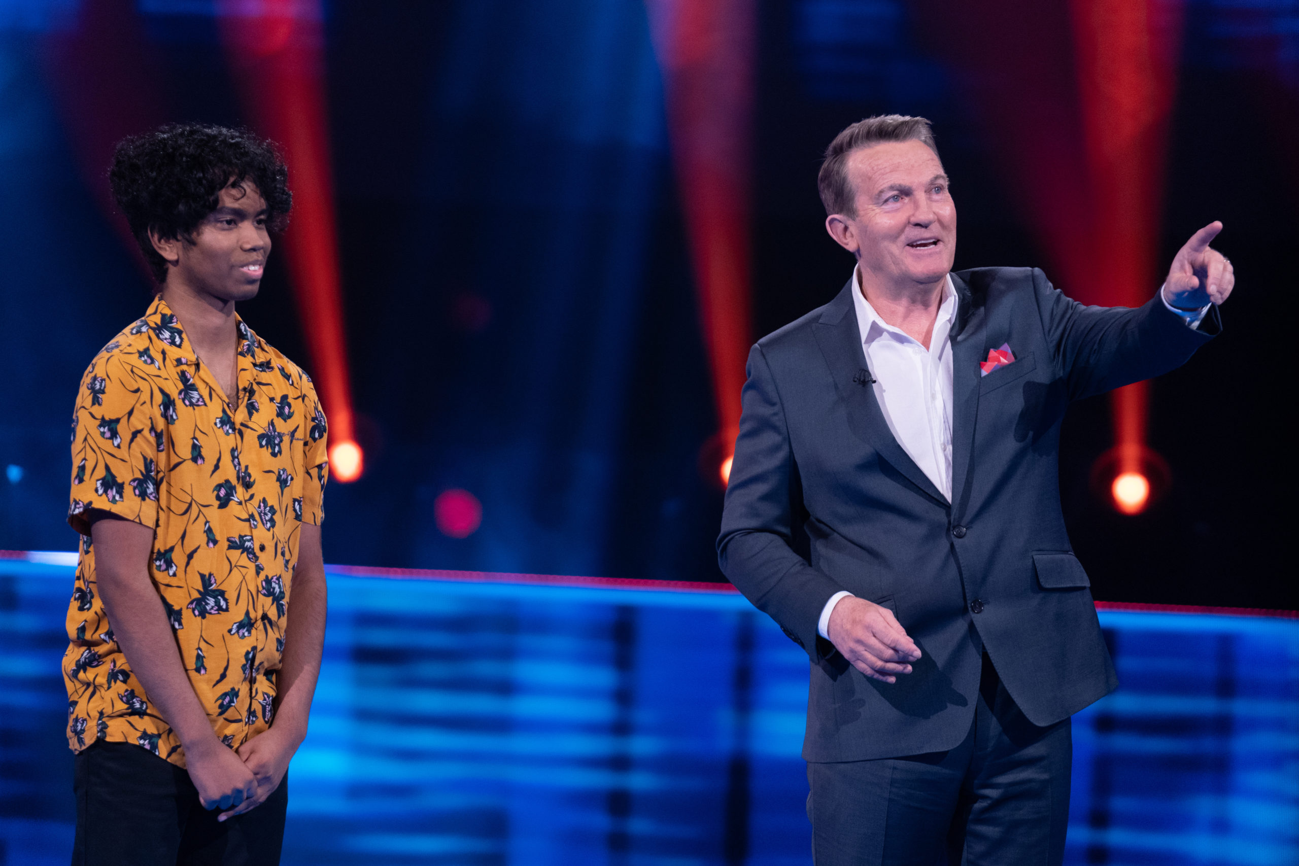 Rahim and Bradley Walsh