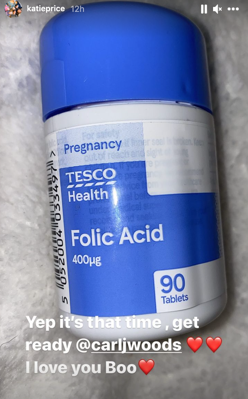 Katie Price has hinted she's pregnant