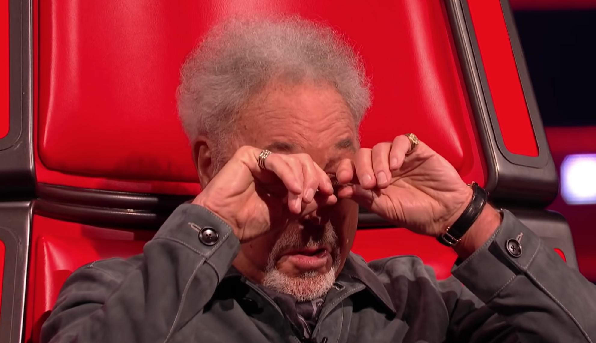 Tom Jones got emotional after Stevie Wonder sent him a birthday message