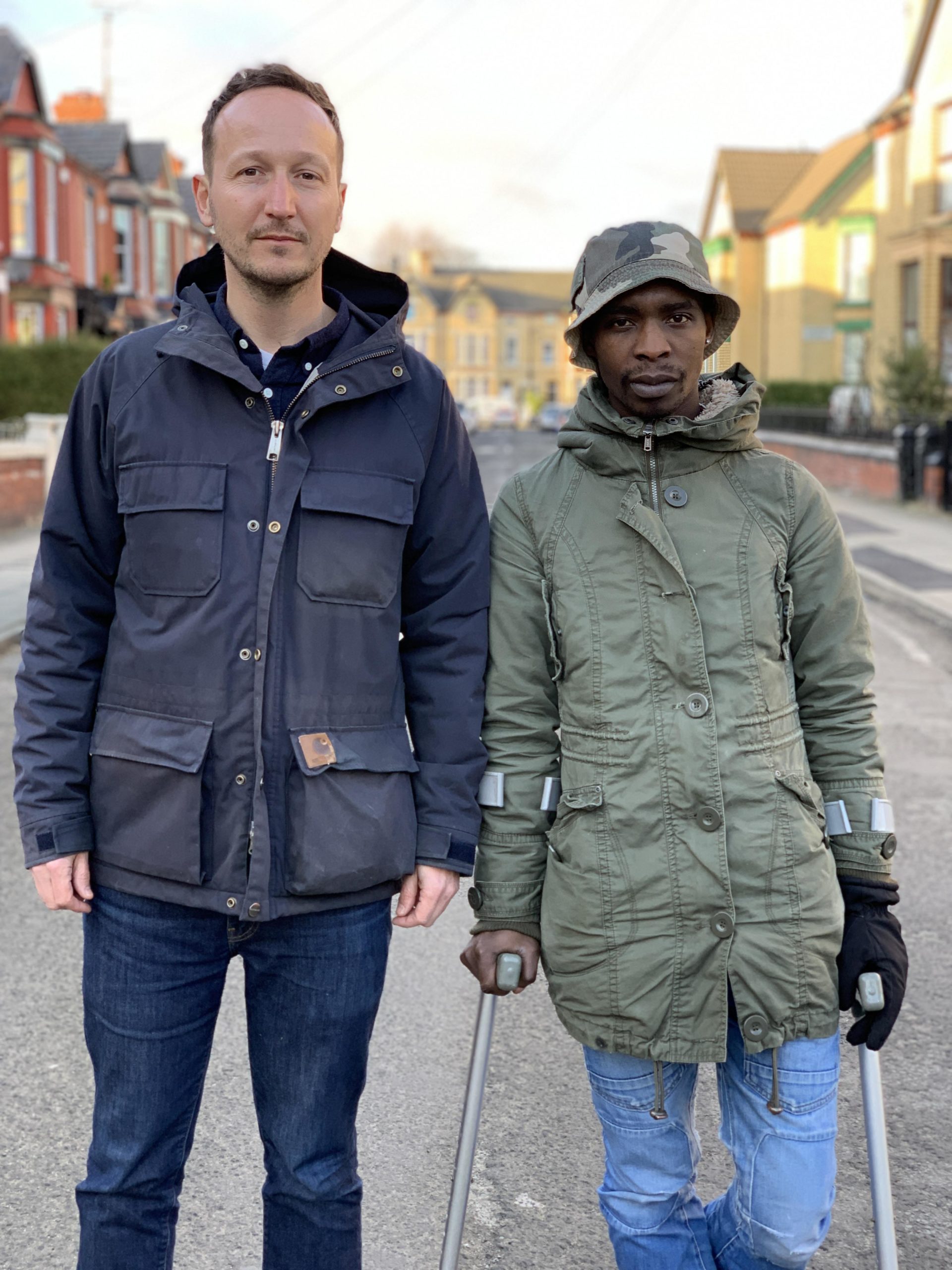 Filmmaker Rich Bentley and Themba Cabeka on Channel 4's The Man Who Fell From The Sky