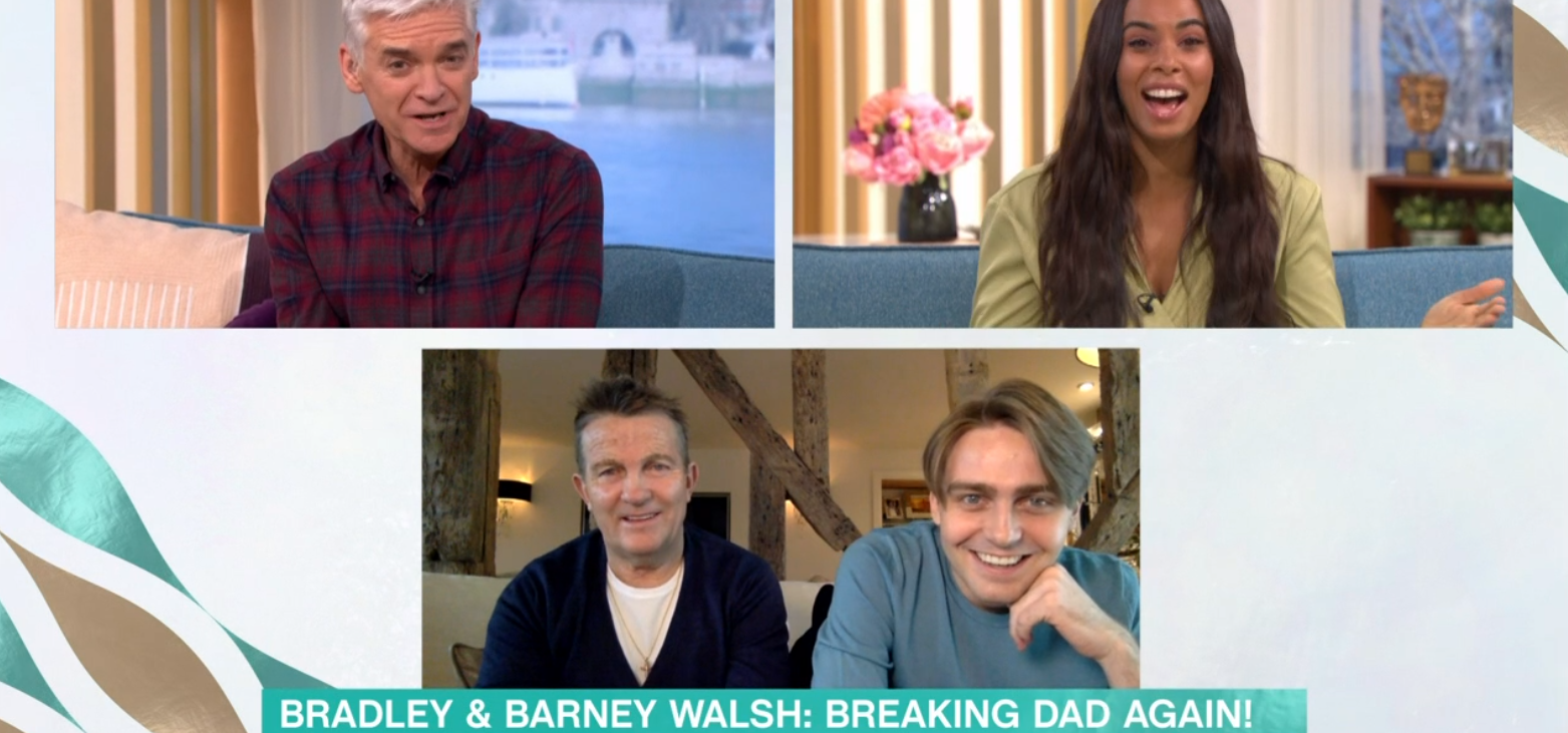 Bradley Walsh and Barney speak about Breaking Dad on This morning