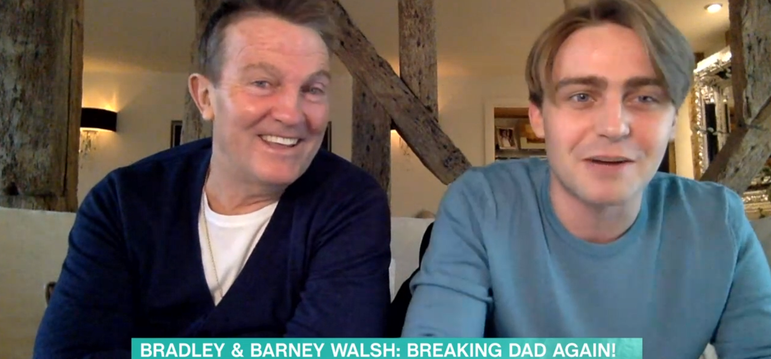 Bradley Walsh and Barney speak about Breaking Dad on This morning