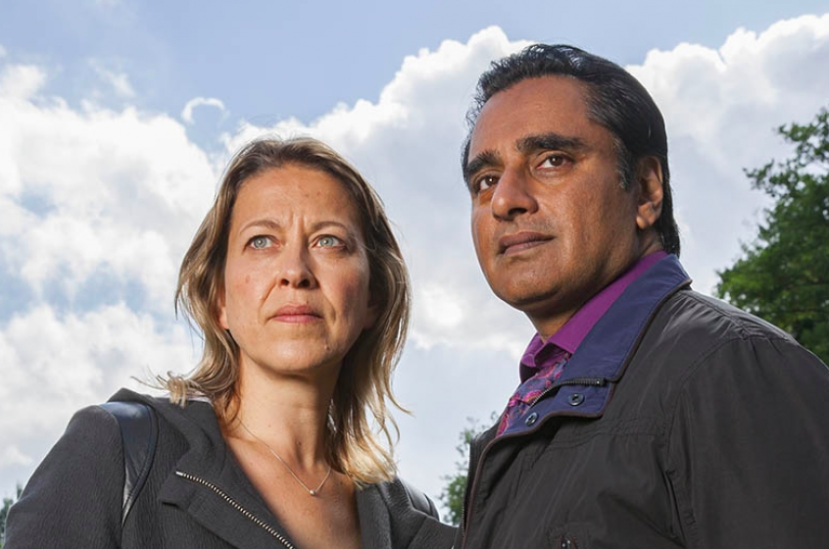 Nicola Walker and Sanjeev Bhaskar reunite in the fourth series of Unforgotten (Credit: ITV)