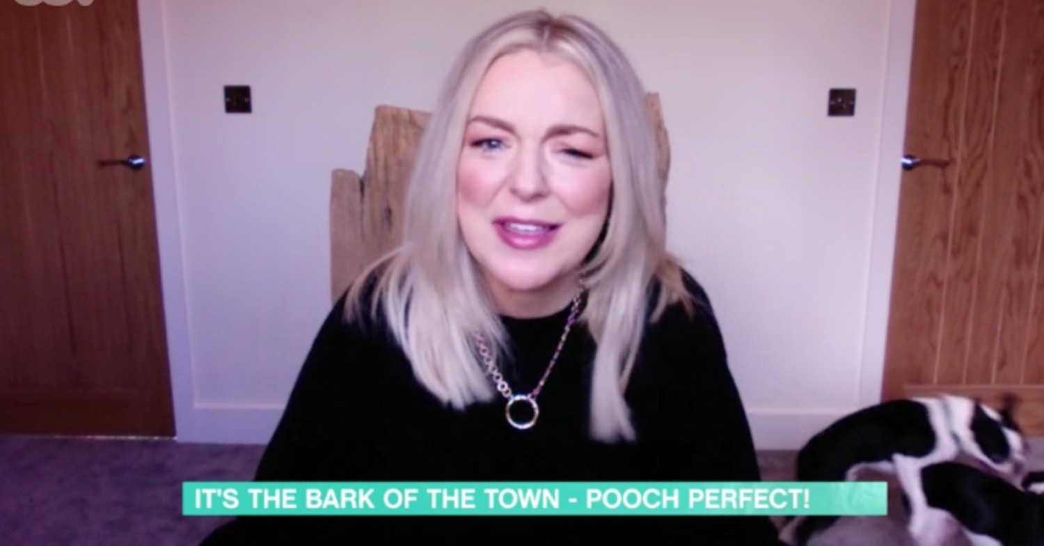 Sheridan Smith dogs on This Morning