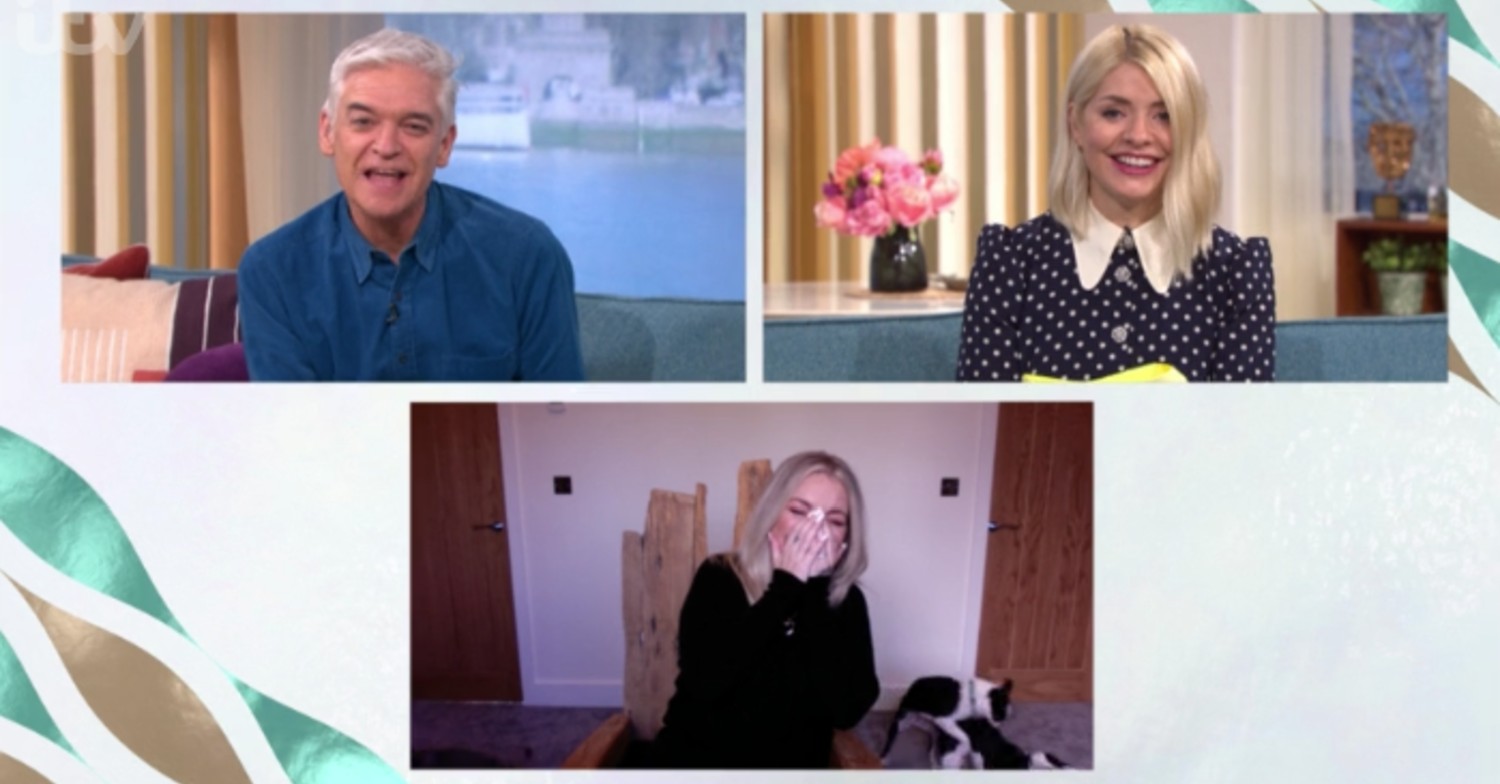 Sheridan Smith dogs on This Morning