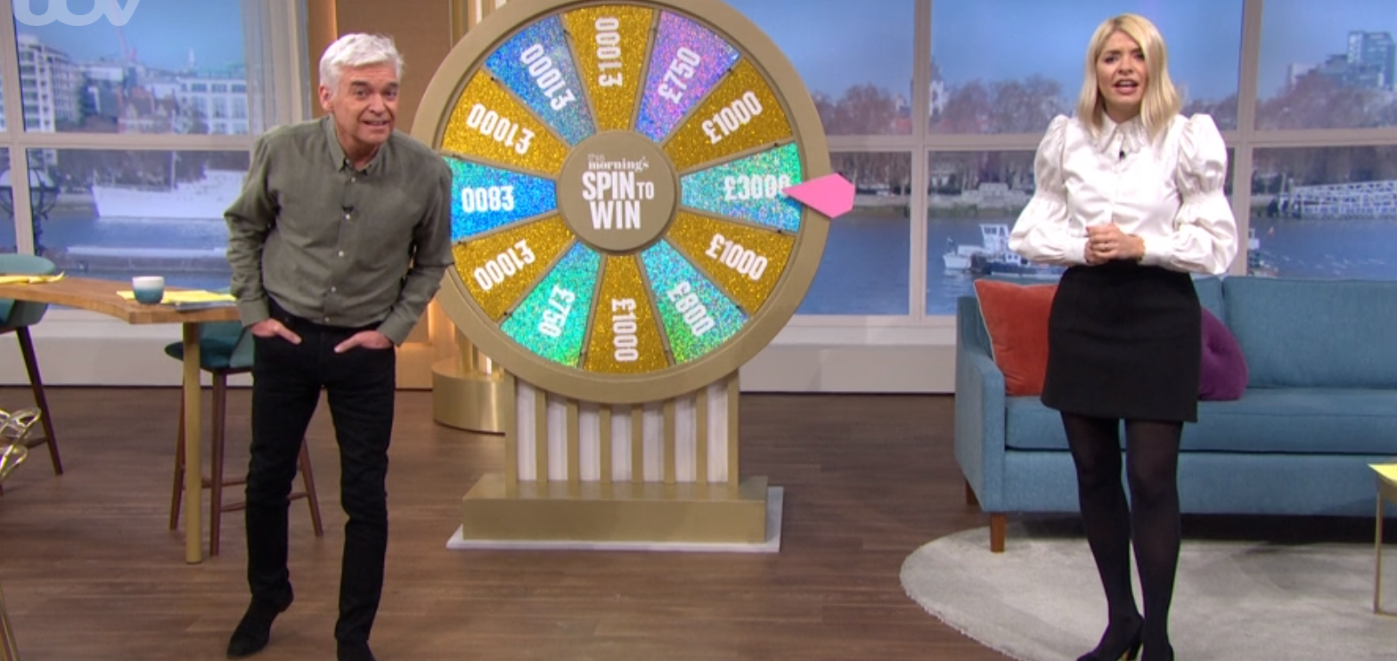 This Morning Spin to Win segment