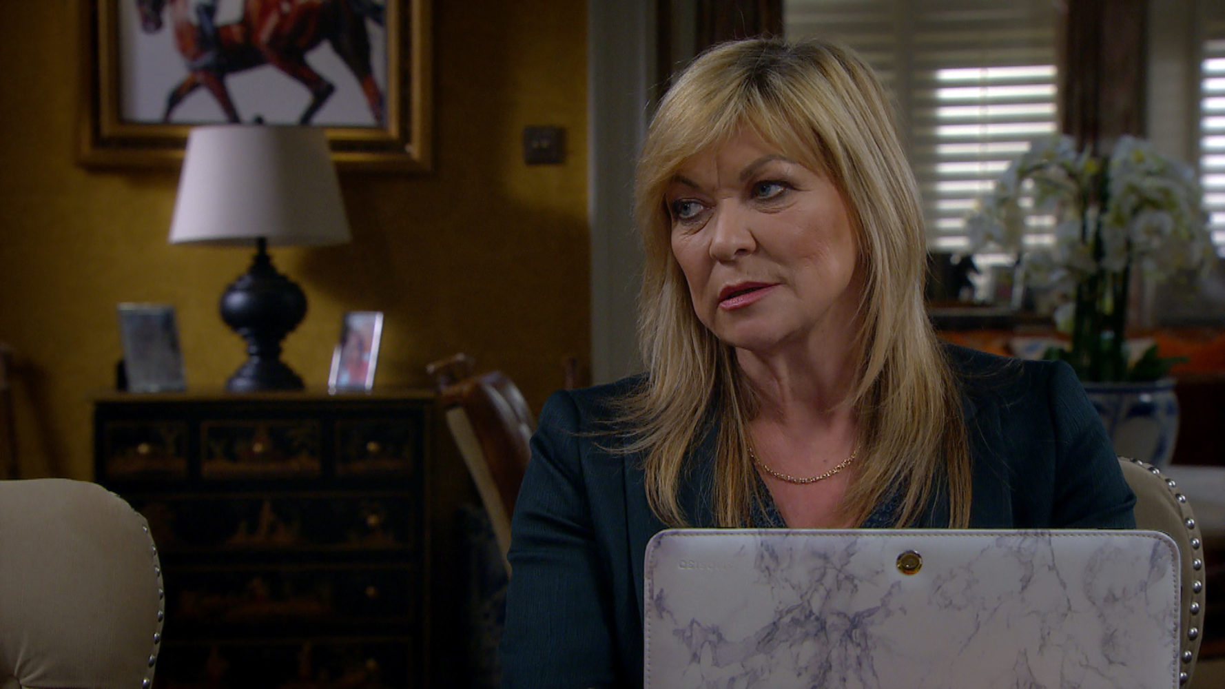 Who was Kim Tate married to in Emmerdale? 