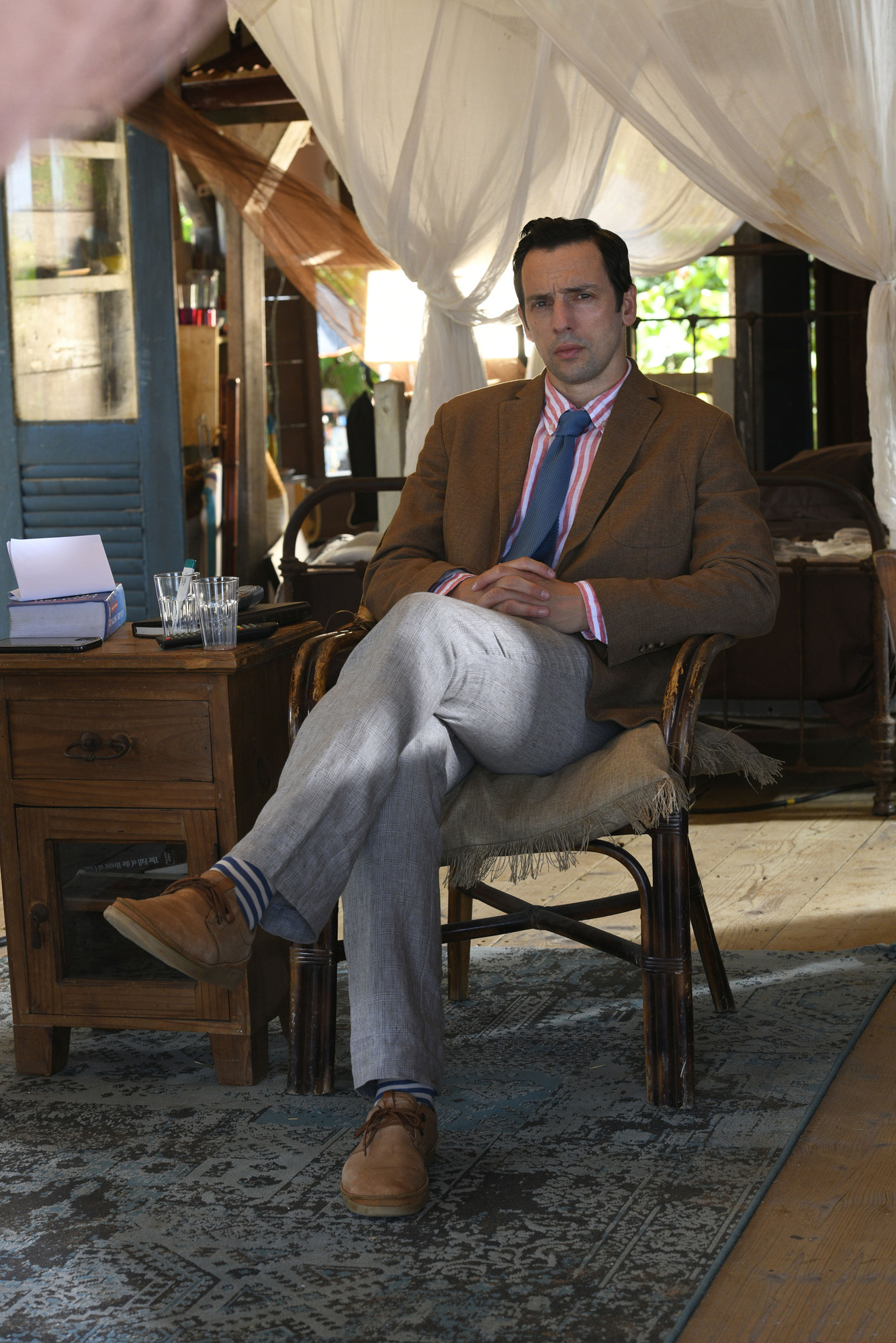 Ralph Little in the new series of Death in Paradise