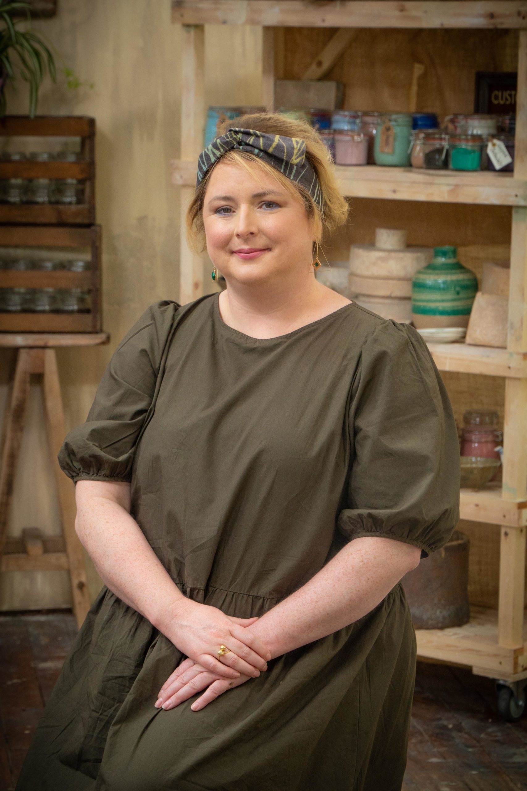 Siobhan McSweeney, host of The Great Pottery Throwdown