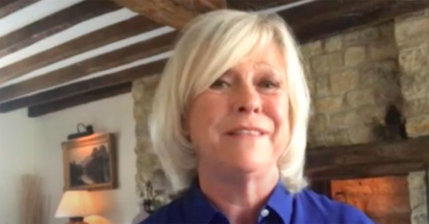 Sue Barker during a BBC One Show appearance