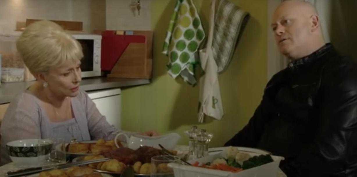 Barbara Windsor and Ross Kemp EastEnders