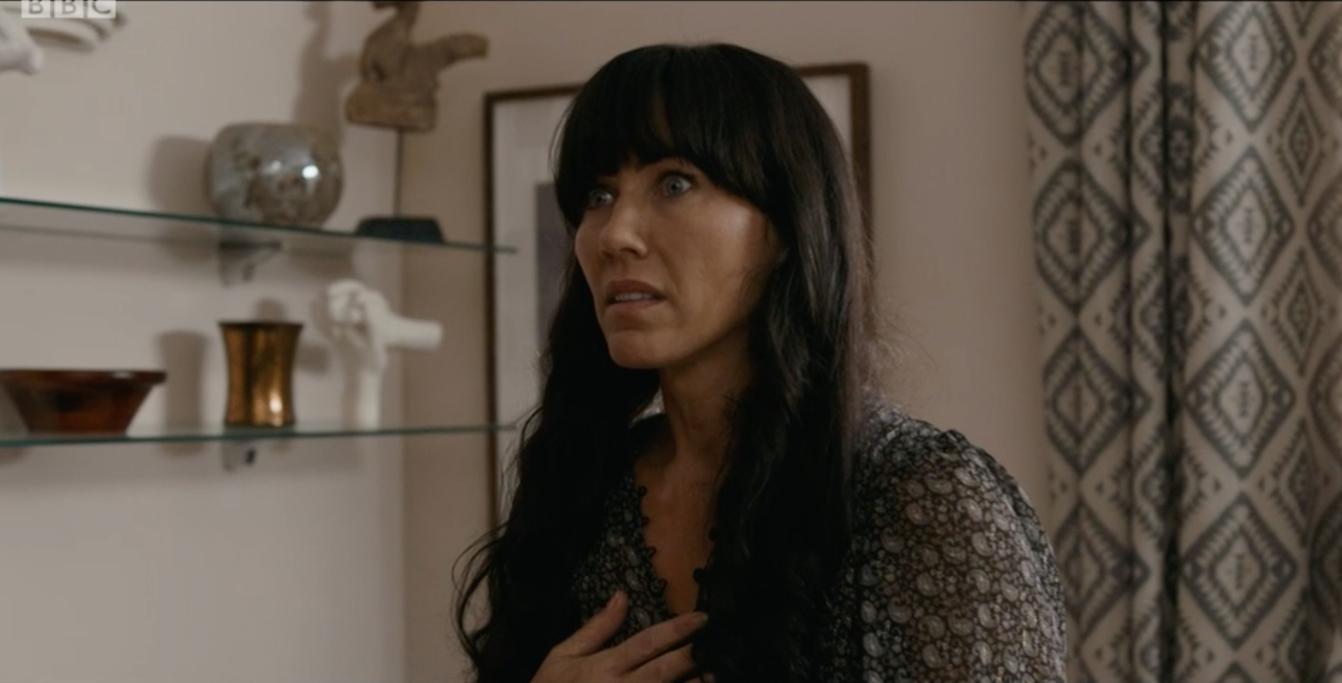 Faith confronted Lev in Casualty