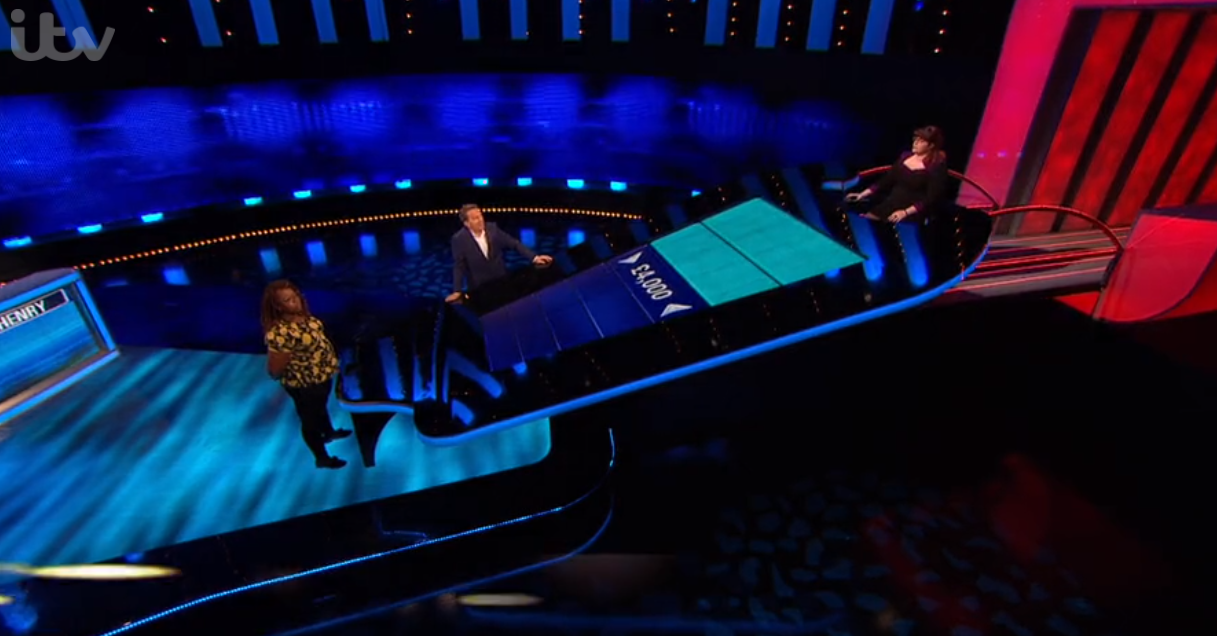 Stephanie playing against Jenny Ryan on The Chase