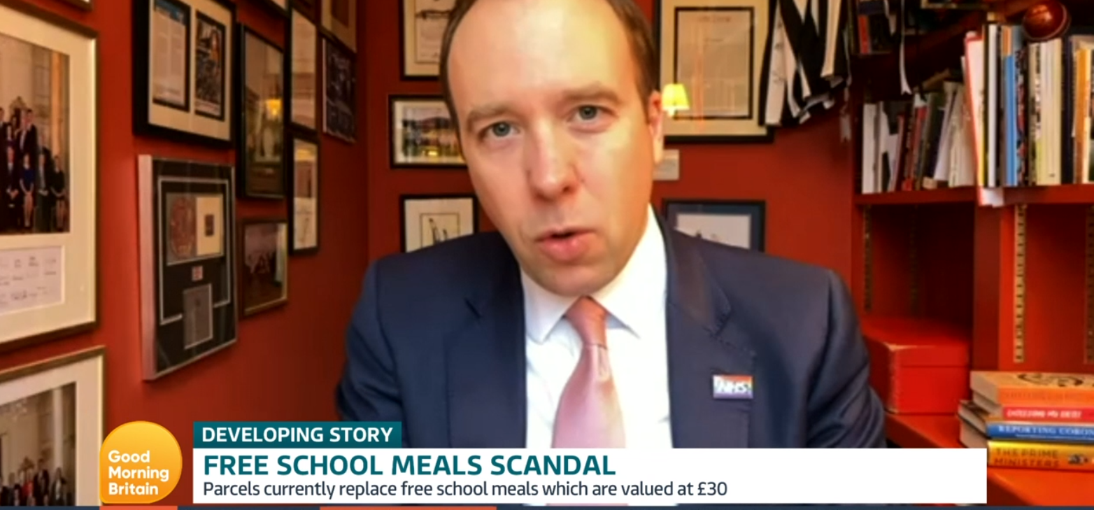 Matt Hancock on GMB
