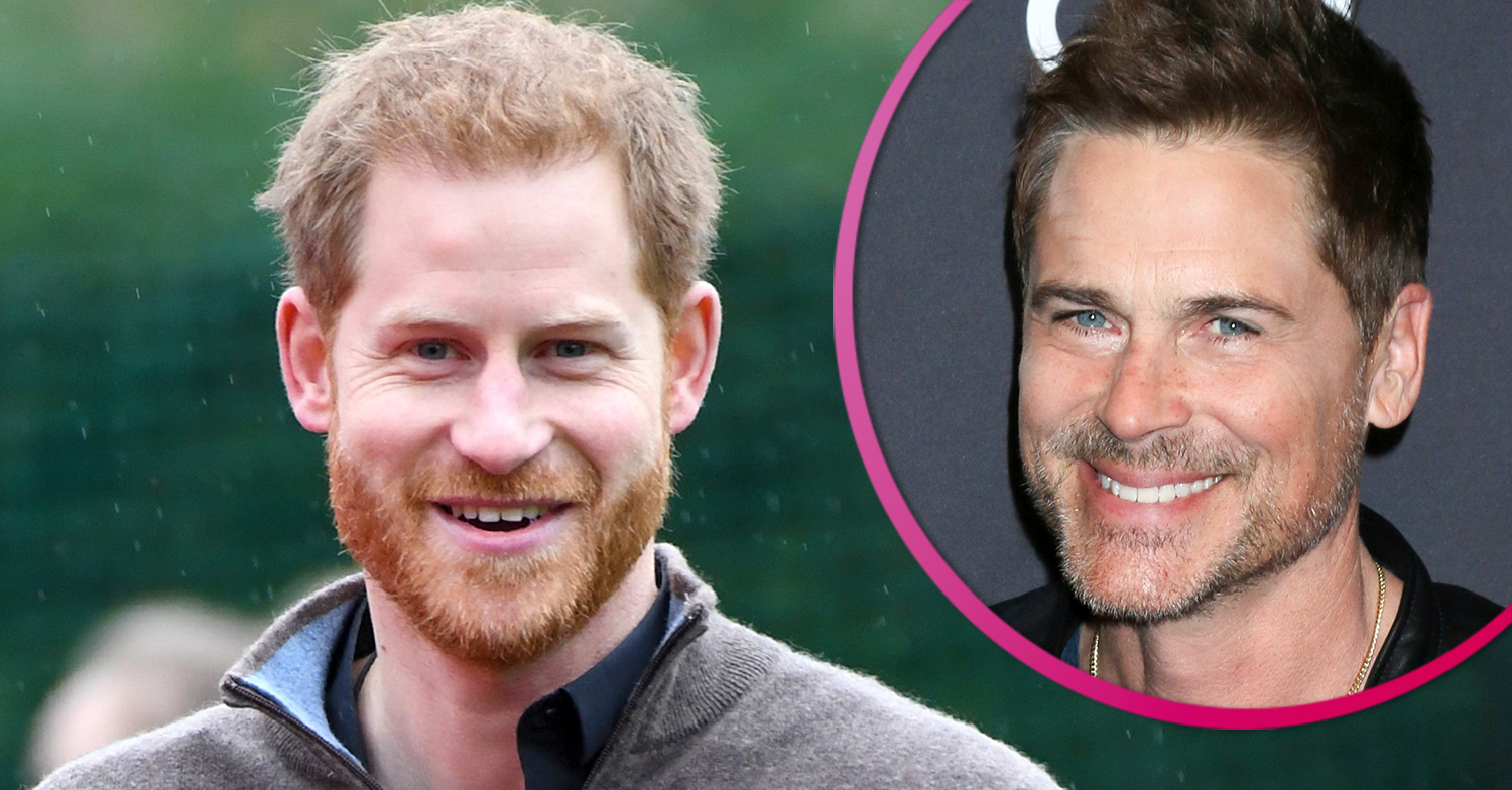 Prince Harry changed hair, according to Rob Lowe