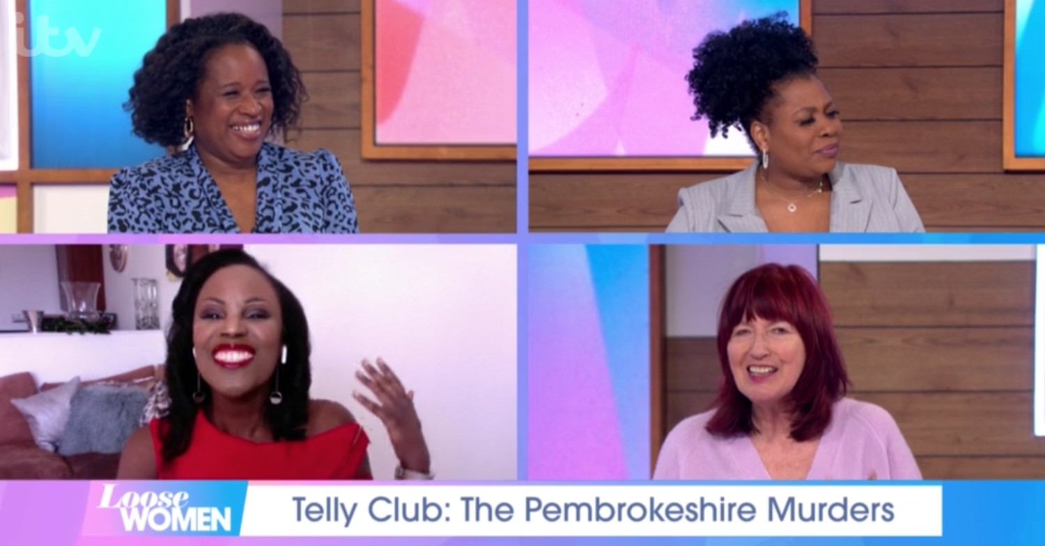 Janet Street Poter speaking about Luke Evans 