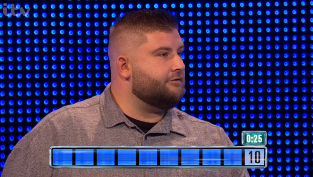 Aaron on The Chase