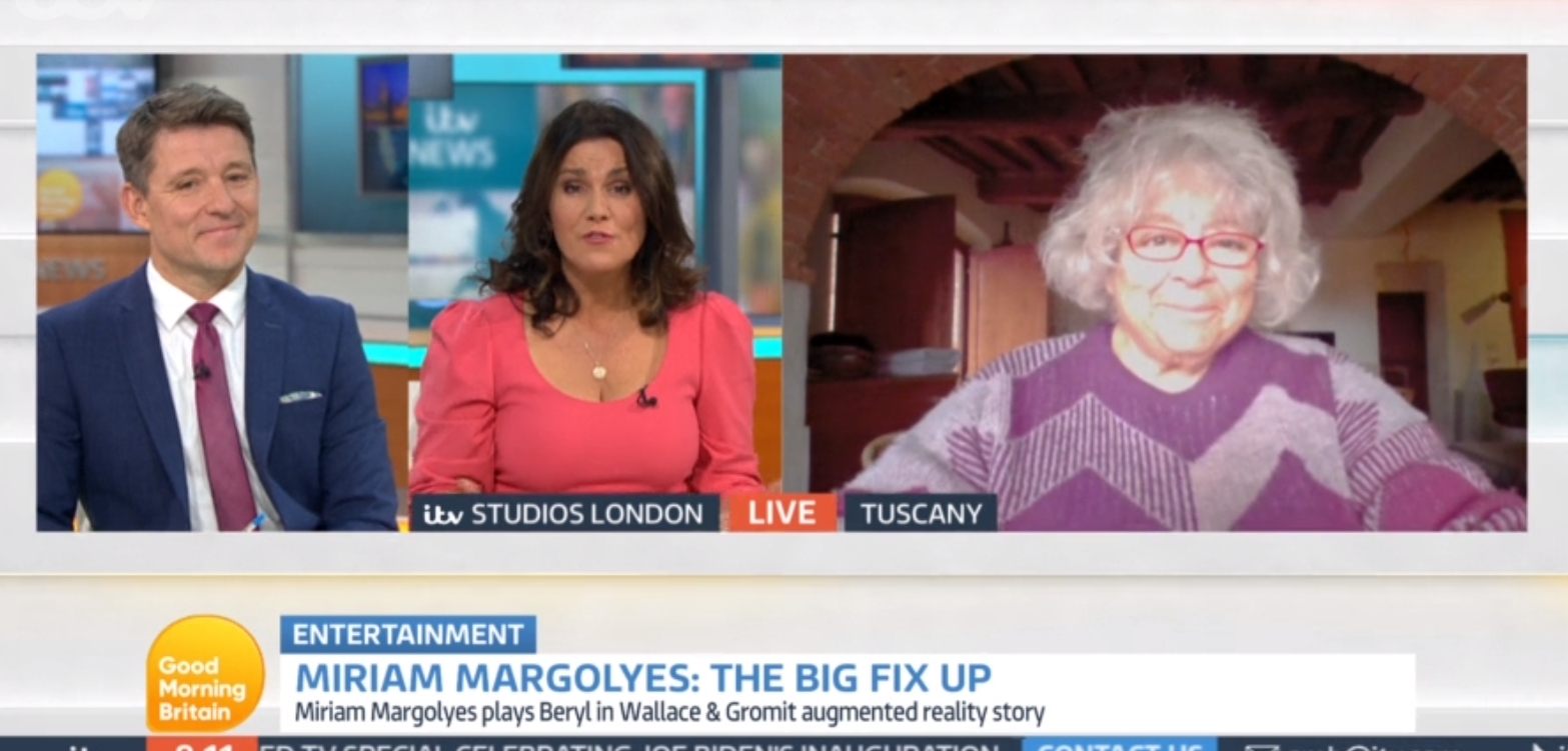 Miriam Margolyes on GMB