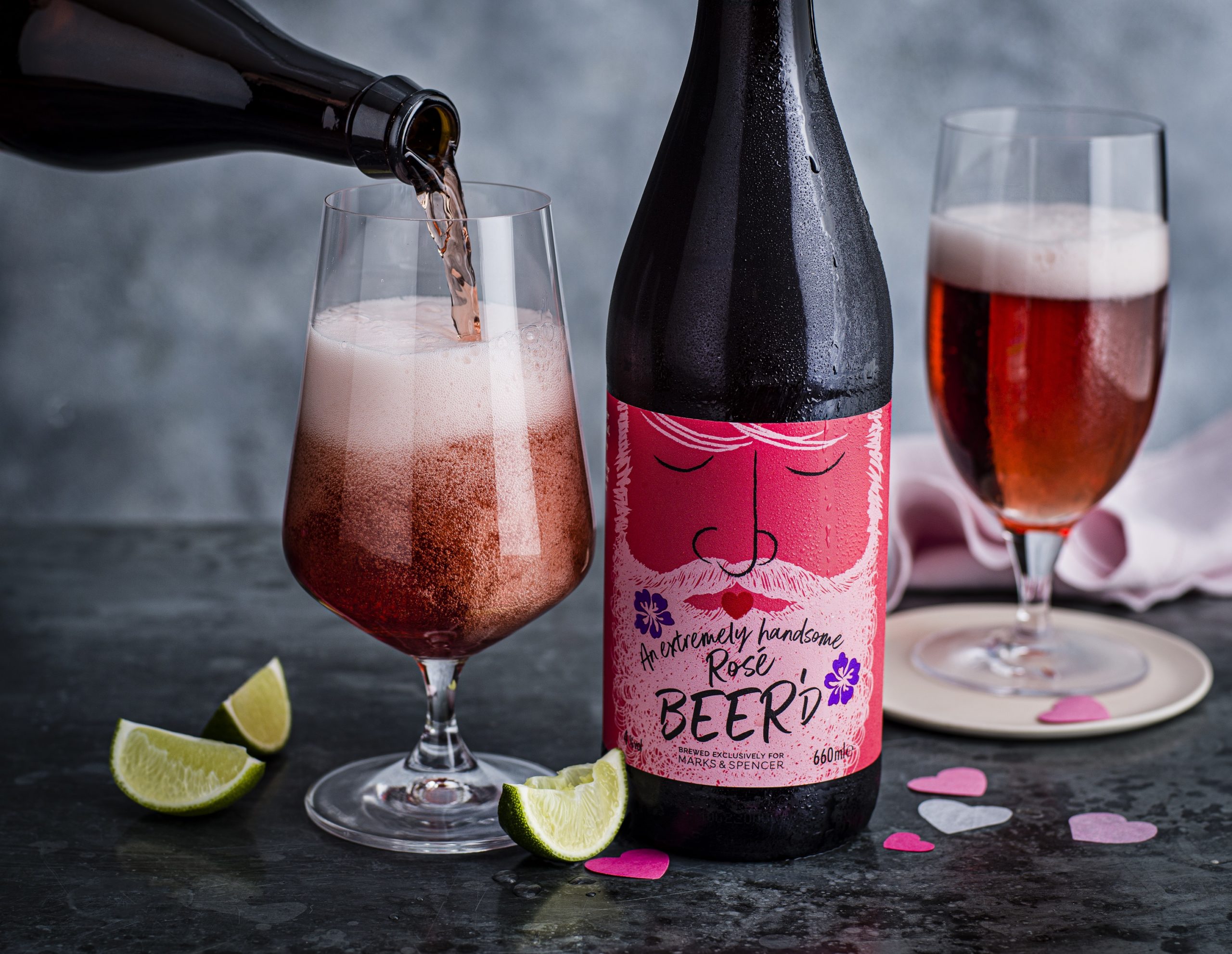 M&S pink beer