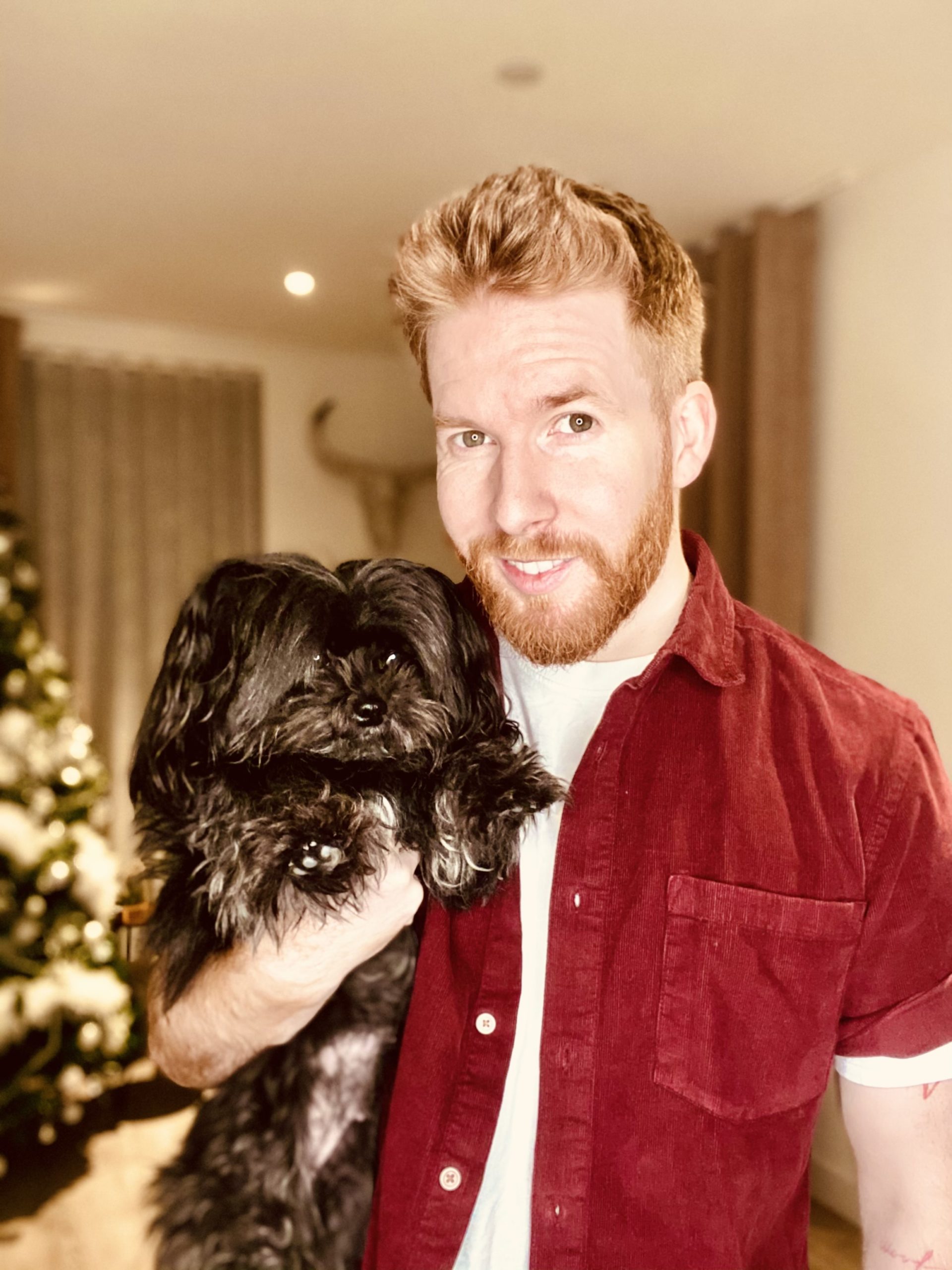 neil jones and his dog