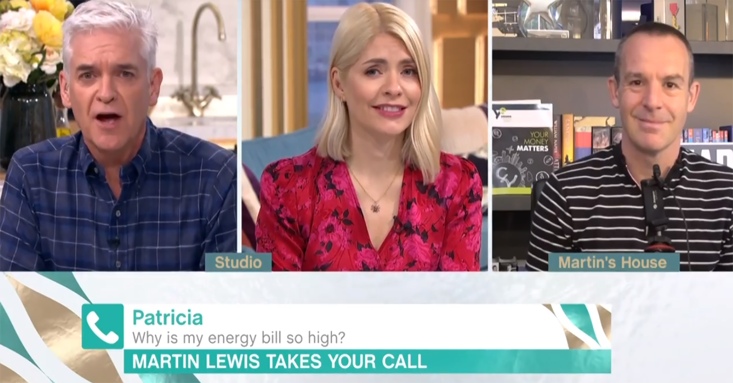 Phillip Schofield offered to pay an elderly woman's energy bill
