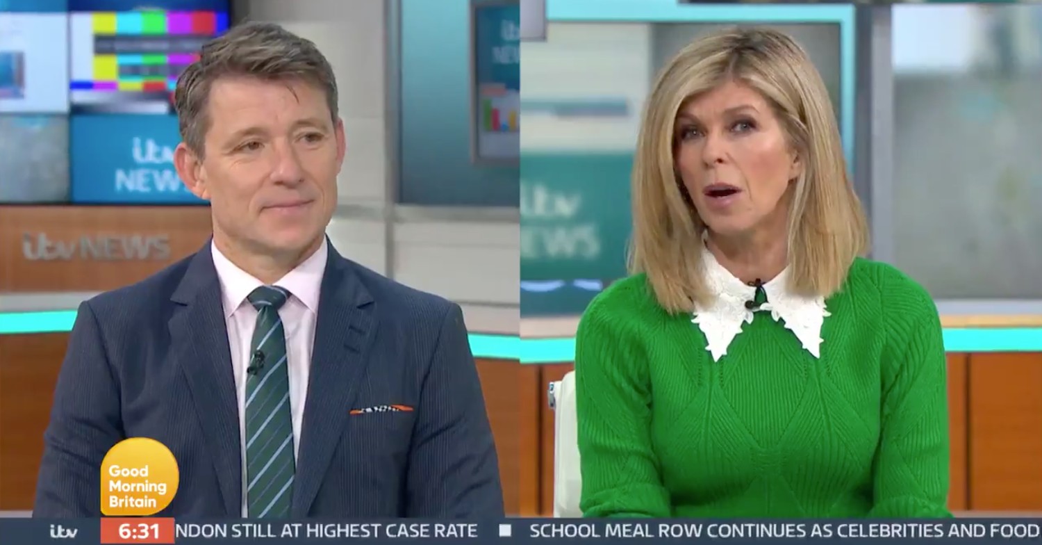 Kate Garraway on GMB