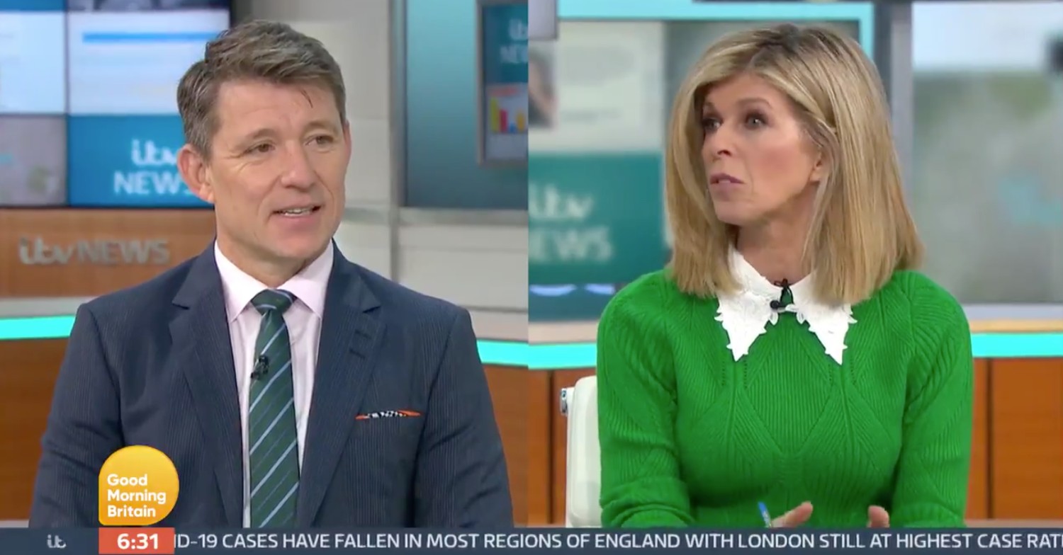 Kate Garraway on GMB
