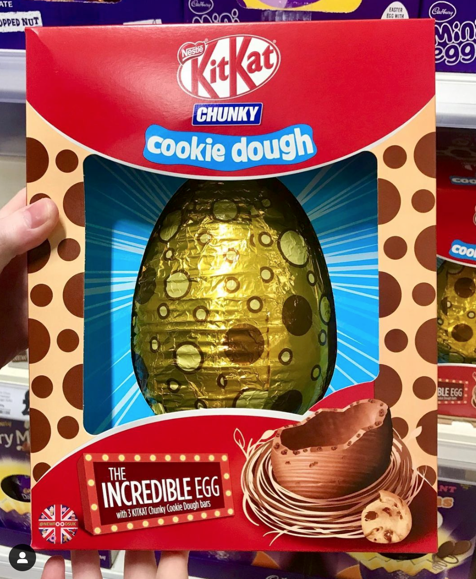 kitkat cookie dough Easter egg