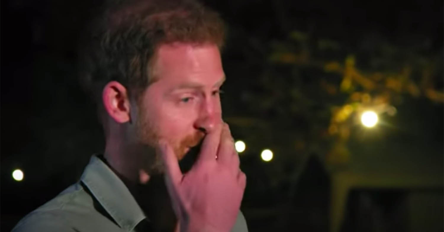 prince harry speaking to tom bradby on itv