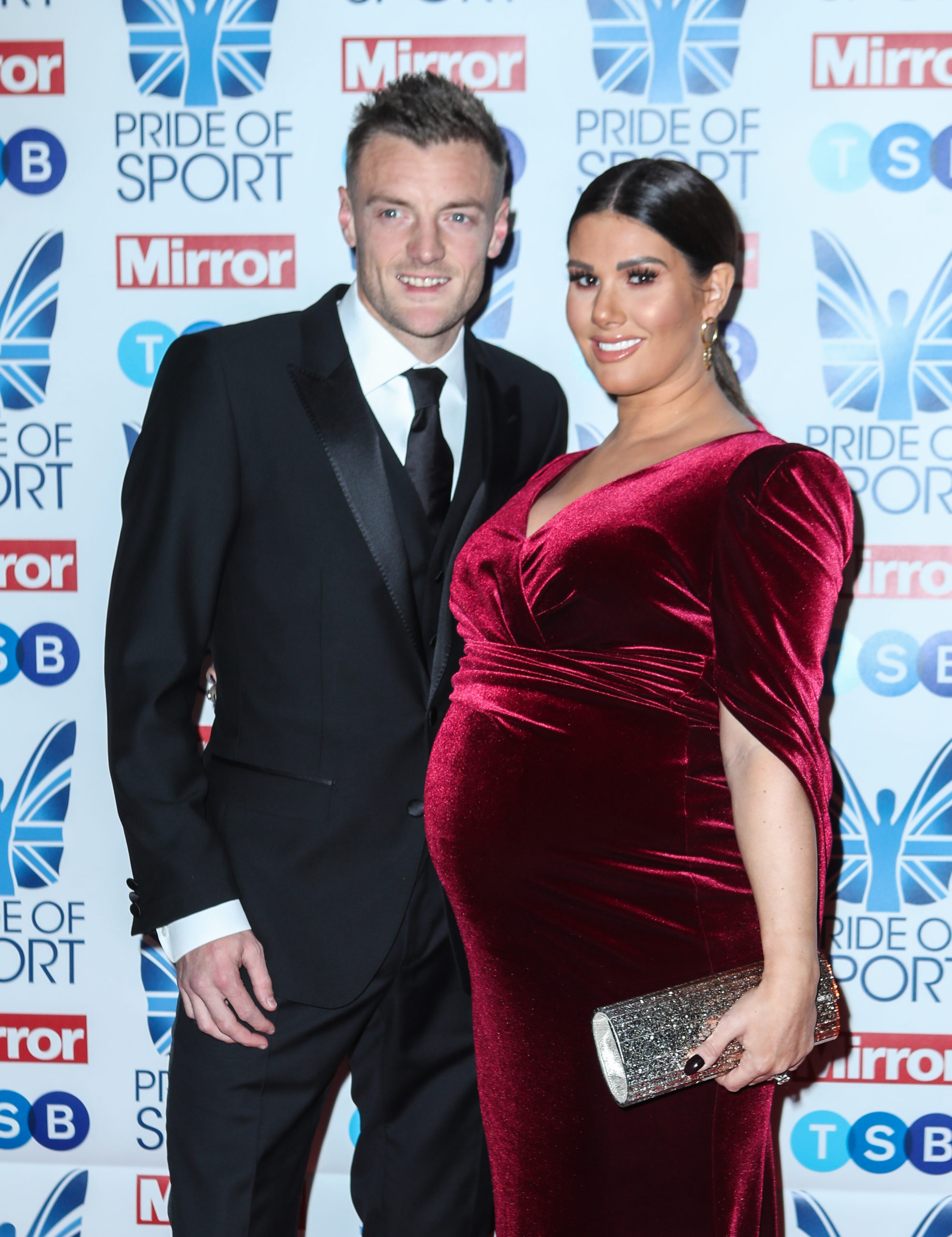 Rebekah Vardy with husband Jamie