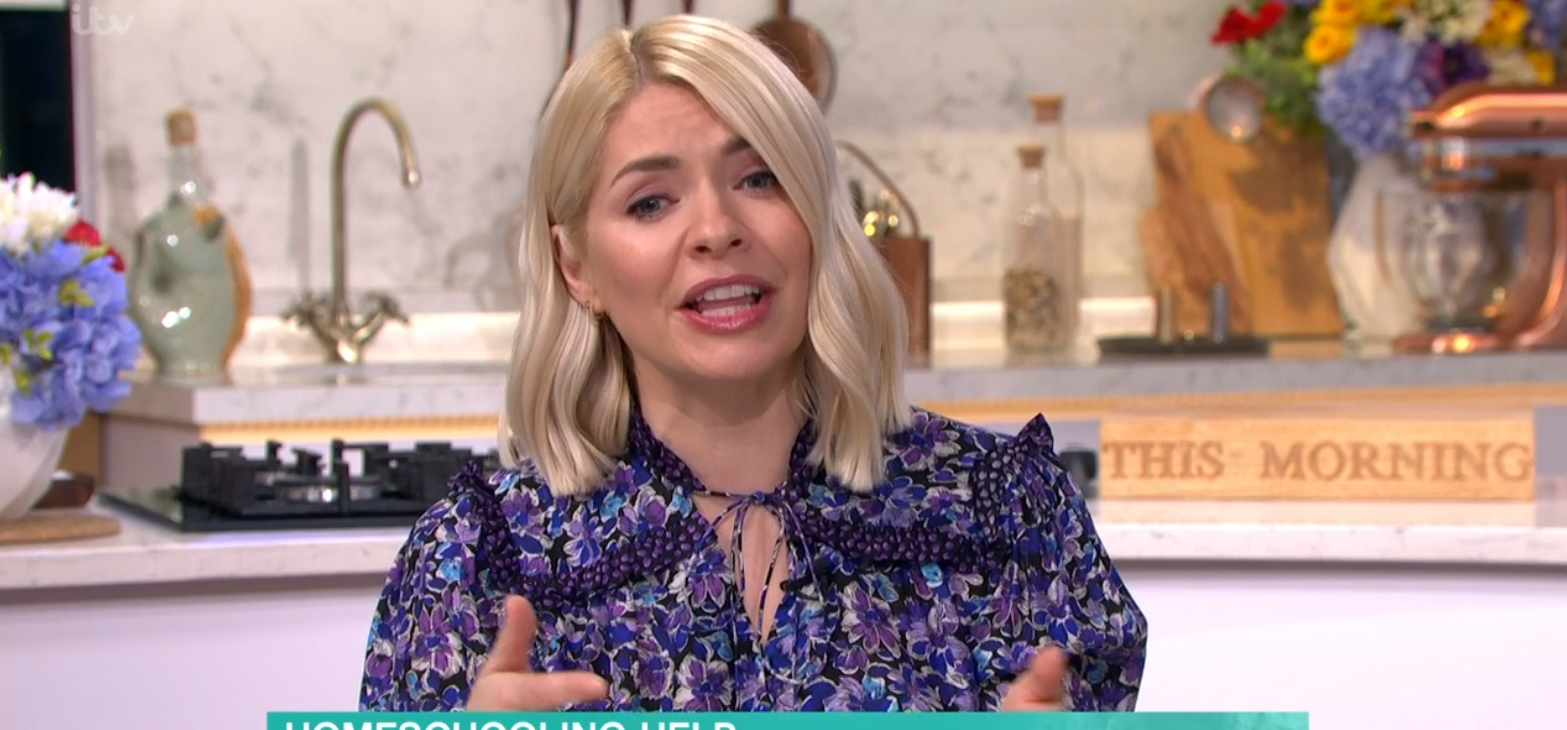 Holly Willoughby on This Morning