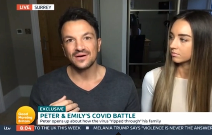 Peter Andre on GMB today